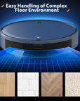 Robot Vacuum Cleaner 4500Pa Smart Home Sweeper Cleaning Machine