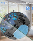 Robot Vacuum Cleaner 4500Pa Smart Home Sweeper Cleaning Machine