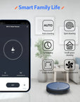 Robot Vacuum Cleaner 4500Pa Smart Home Sweeper Cleaning Machine
